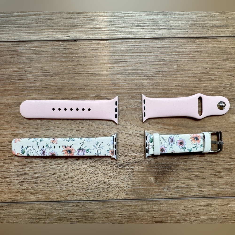 Floral Pink 40 mm Watch Band Set